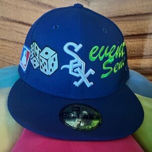 New Era Blue and Gold 100th Anniversary Cap Seventh Sense collab
